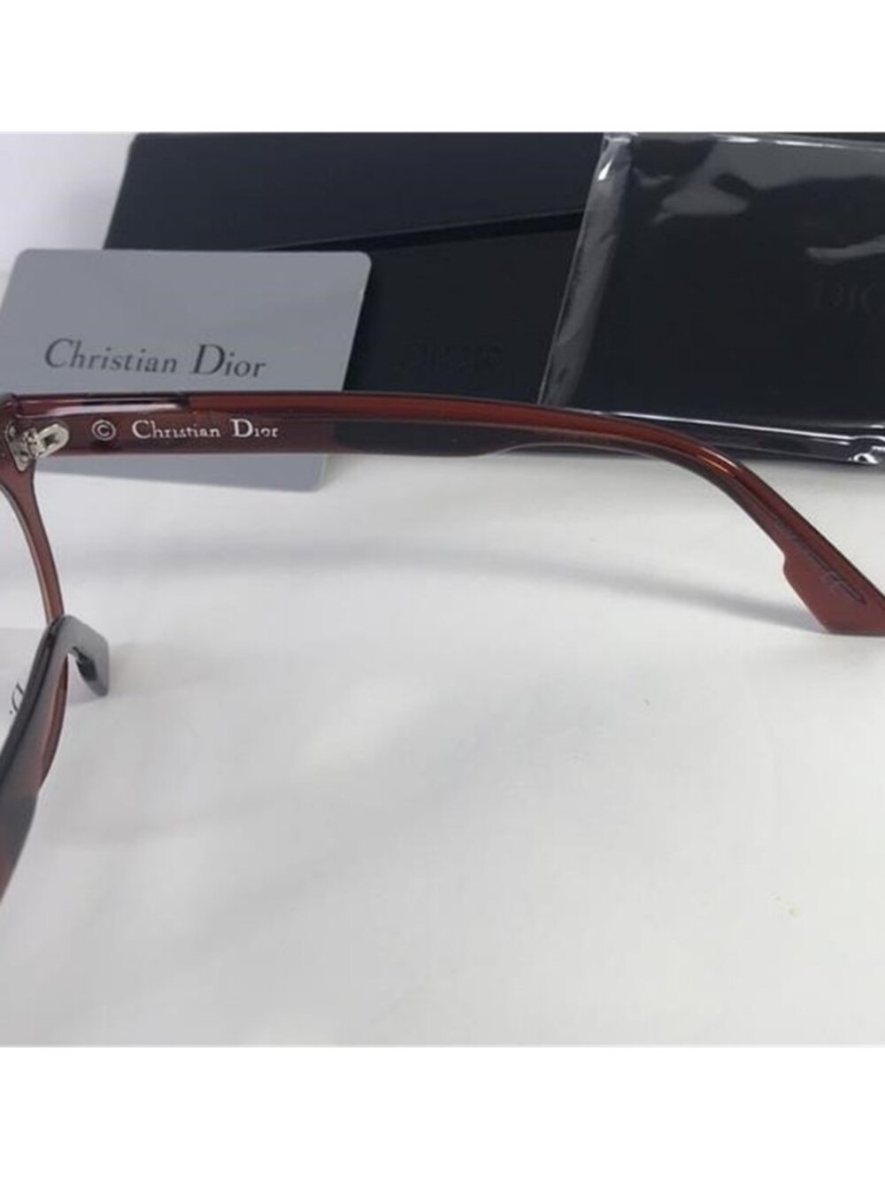 New - Dior Ladies Tortoise Aviator/Pilot Eyeglass Frames DIORCD3 - Picture 9 of 11